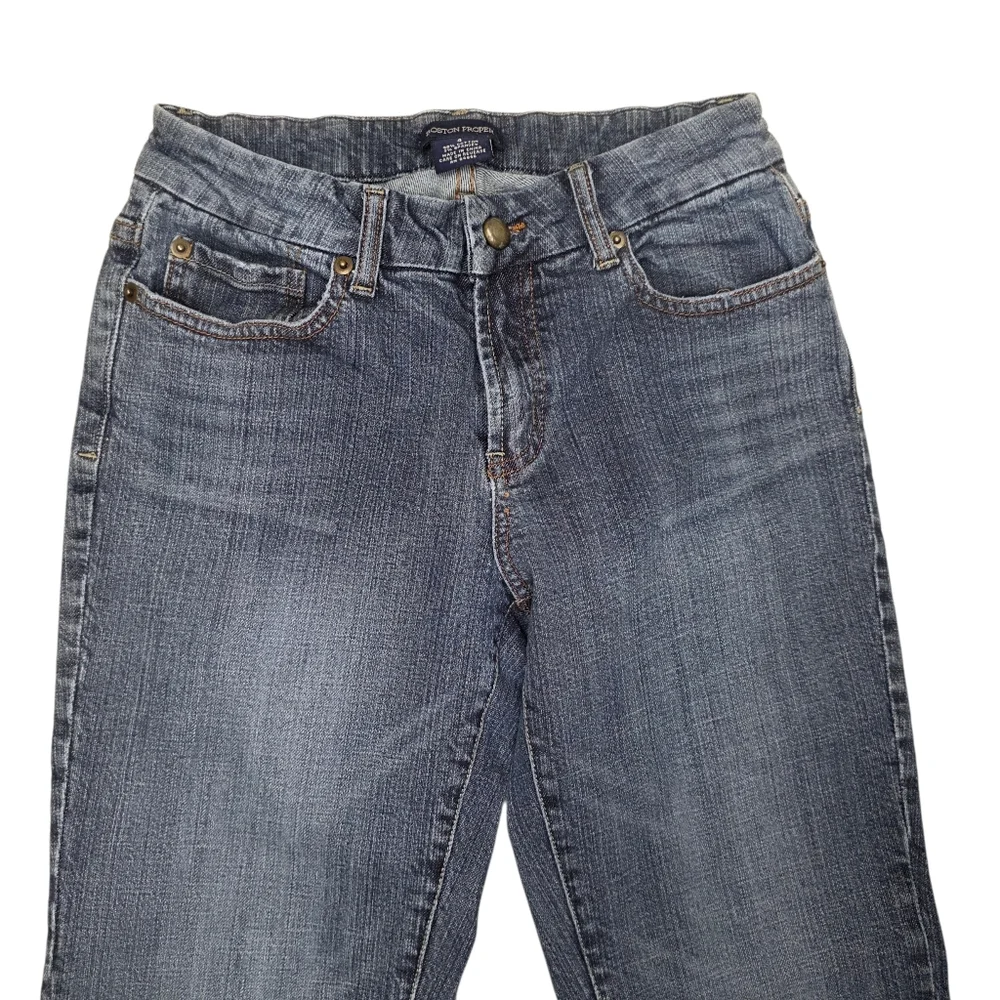 Boston Proper Blue Straight Leg Jeans Size 4
